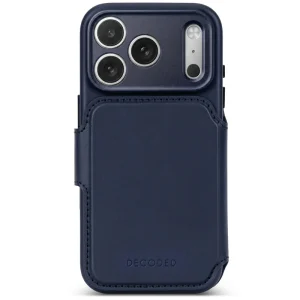 Folio detachable en cuir MagSafe iPhone 18 Pro / 17 Pro Midnight