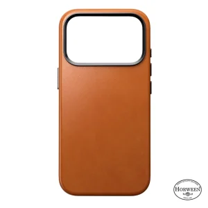 Capa de Couro Horween Tradicional iPhone 18 Pro / iPhone 17 Pro Saddle
