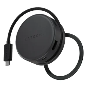 Adaptador multiportas portátil com USB-A, USB-C PD, HDMI 4K, SD/microSD e Ethernet Gigabit